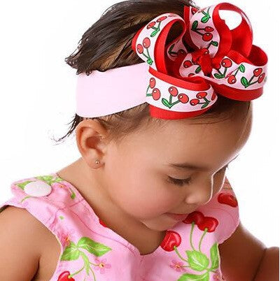 Red Baby Girl Bows, Customized Baby Girl Headbands, Head Wraps and