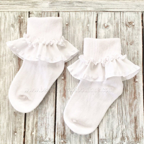 Custom Ruffled Sock Pageant Socks Little Girl or Baby Gift