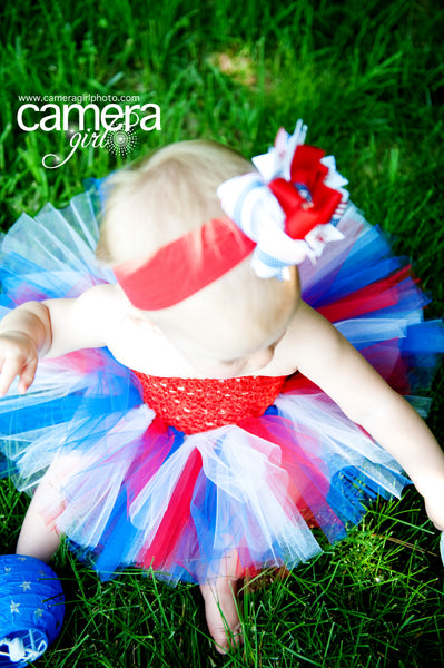 Girls Patriotic Toddler Infant Tutu Dress