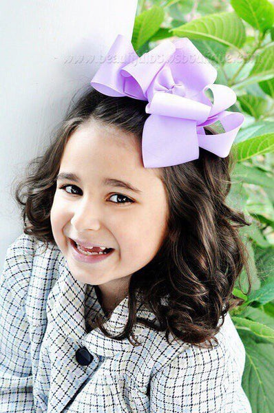 Extra Large Lavender Hair Bow, Lavender Baby Headband Toddler