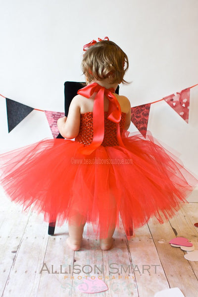 Red Tutu Dress Full and Fluffy