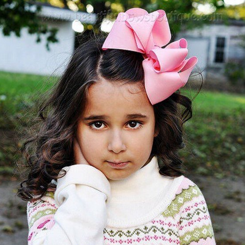 Extra Large Pink Hair Bow, Pink Hair Bow Texas Size