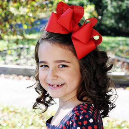 Holiday outlets Red Satin Double Layer Supersized Bow Headband