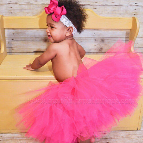 Hot Pink Baby Tutu Cake Smash Outfit