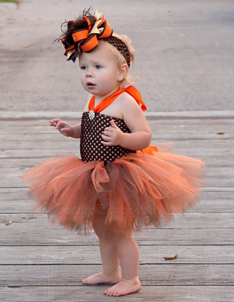 Baby Girl Fall Harvest Tutu Dress
