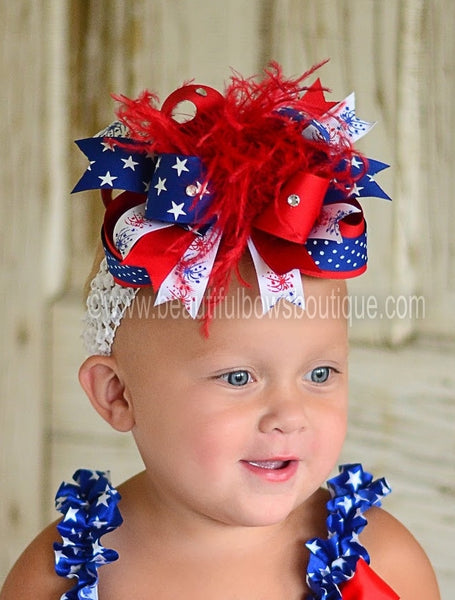 July 4th Baby Romper Outfit