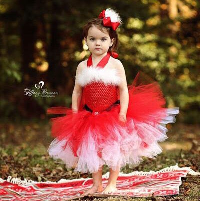 GYRATEDREAM Toddler Baby Girl Christmas Dress Santa Claus Dress Red Velvet  Long Sleeve Tulle Princess Dress with Hat Outfit 0-24 Months - Walmart.com