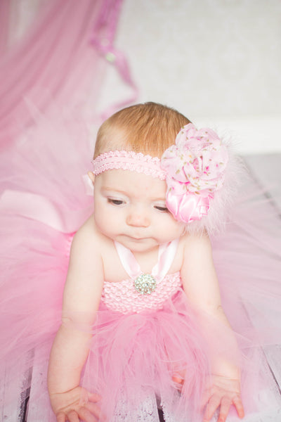 Pink Baby Tutu Dress, Baby Girl Pink Tutu Dress, Pink Baby Tutu Outfit