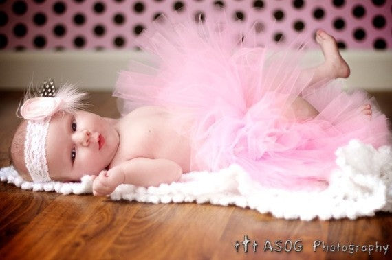 Light Pink Newborn Baby Tutu