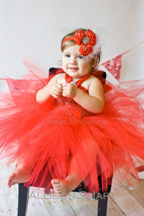 Red Tutu Dress Full and Fluffy
