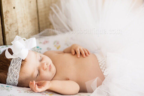 White Baby Tutu Newborn Christening