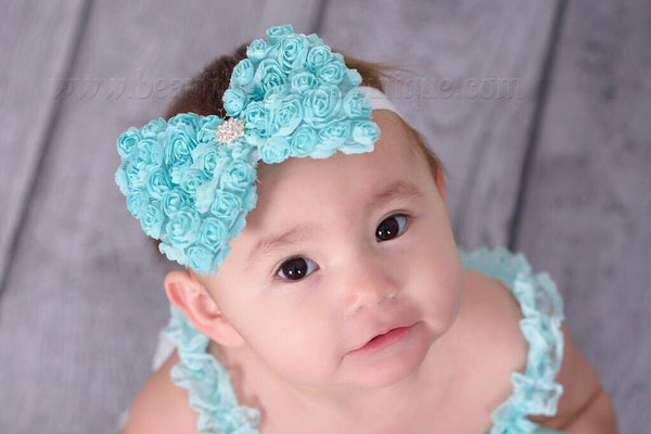 Baby Blue Petti Romper Toddler Girl
