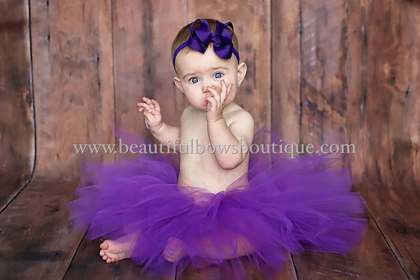 Purple Baby Tutu Infant Girl Cake Smash