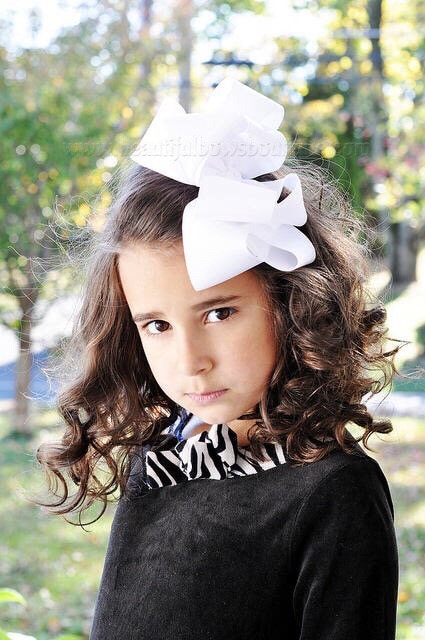 Buy White Oversized Hair Bows, Big Bows, Big Hair Bows,Large Hair Bow  Online at Beautiful Bows Boutique