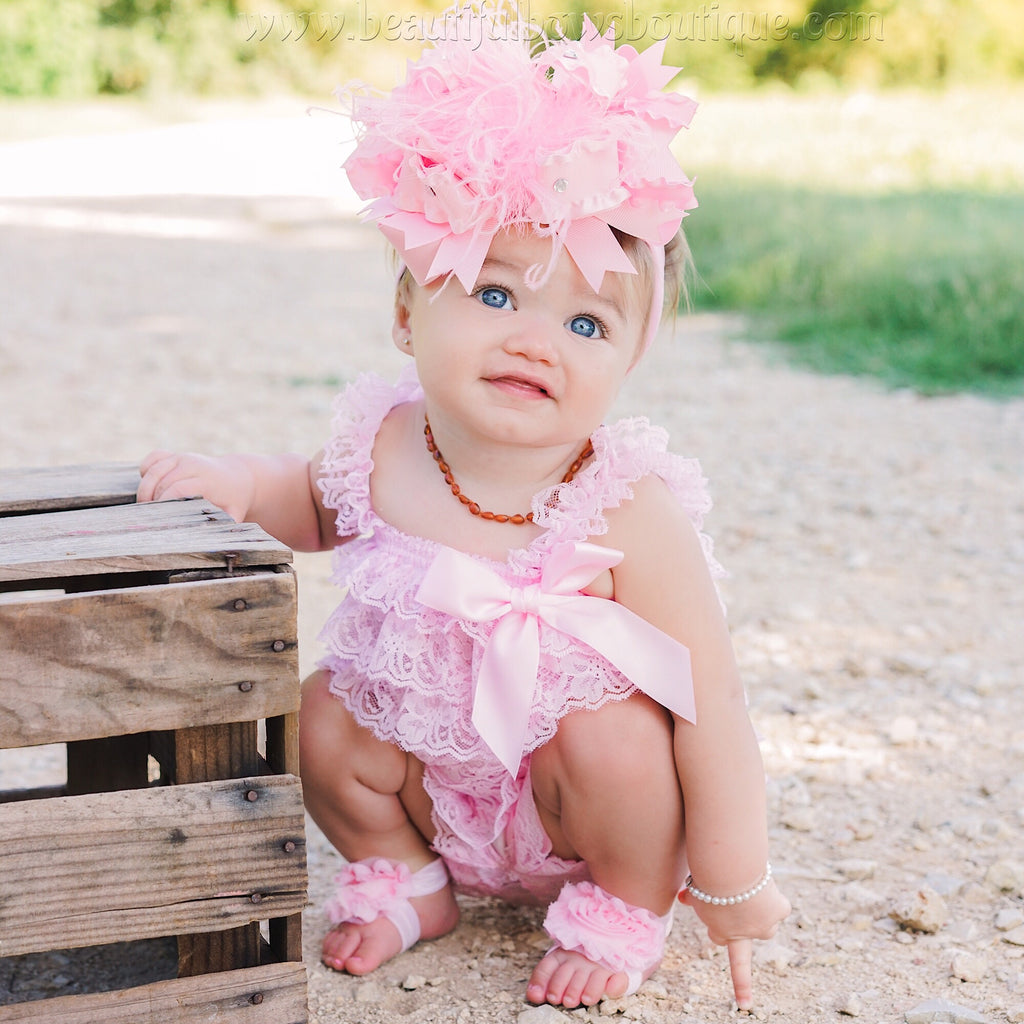 Dusty rose pink baby girl outfit, Baby girl birthday dress, pearl dress  toddler, birthday dress, blush dress